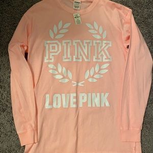 VS PINK Campus Tee Long Sleeve